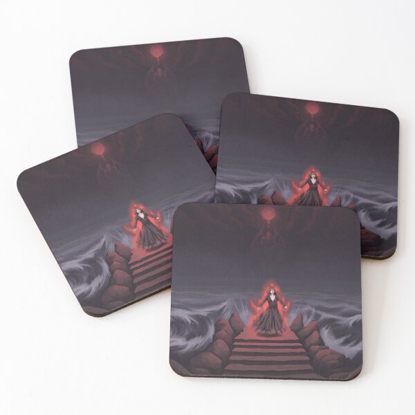 Item preview, Dark Sorceress Surrounded by Crimson Ocean Energy designed and sold by LeanFrostED.