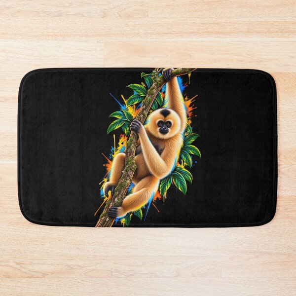 Item preview, Hainan Gibbon Primate Pop Art designed and sold by redsharkuk.