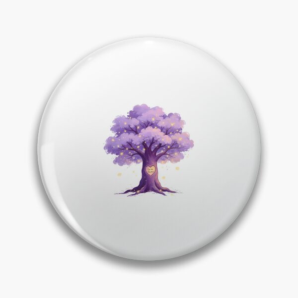 Item preview, Twin Flame Purple Mystical Tree — Whimsigoth Fireflies Art designed and sold by Bondingbonding.