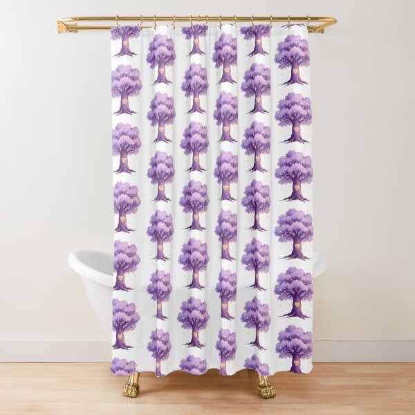 Item preview, Twin Flame Purple Mystical Tree — Whimsigoth Fireflies Art designed and sold by Bondingbonding.