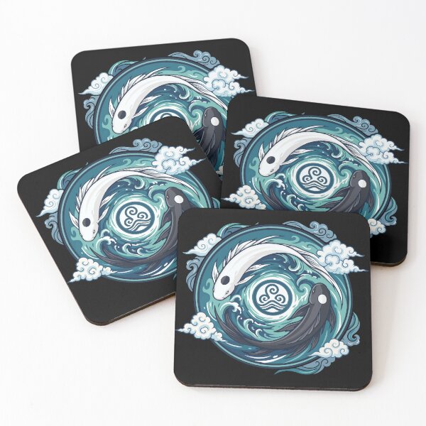 Item preview, Yin Yang Koi Water Nation Tee | Moon Spirit Ocean Spirit Shirt - ATLA Inspired designed and sold by CM2P.