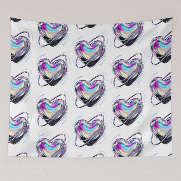 Item preview, Liquid Chrome Y2K Heart 3D Render designed and sold by The Mellonaire.