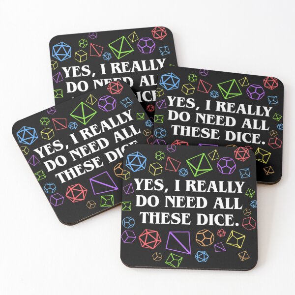 Item preview, Yes I Really Do Need All These Dice Tabletop Rpg designed and sold by XareniStclair.