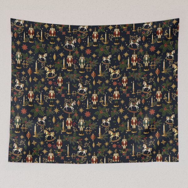 Item preview, Maximalist Nutcracker Christmas Parade — Midnight Navy designed and sold by NATHA PALETTE.