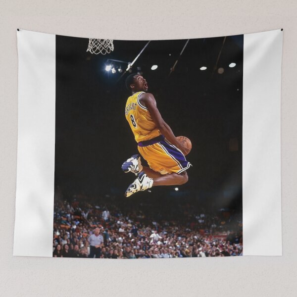 Item preview, Vintage Basketball Dunk – Iconic Number 8 Flying Through the Air designed and sold by halogon.