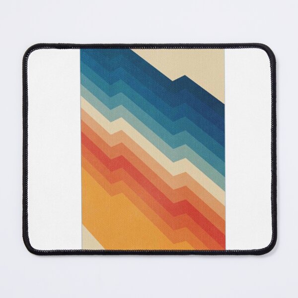 Item preview, Cade 2 abstract pattern bright vibrant geometric angular red blue orange texture geo retro mid century modern lines diagonal designed and sold by JosephinaGorsu.