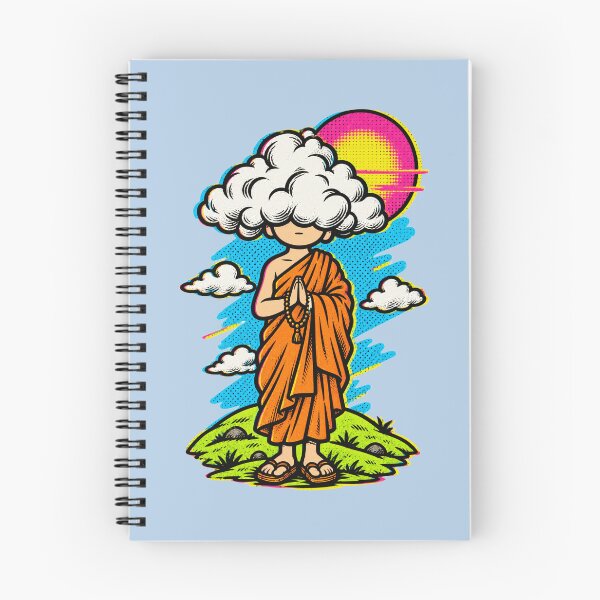 Item preview, Zen Cloud Monk designed and sold by KungPowUnicorn.
