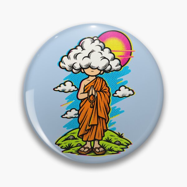 Item preview, Zen Cloud Monk designed and sold by KungPowUnicorn.