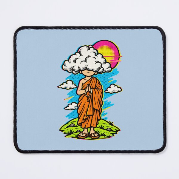 Item preview, Zen Cloud Monk designed and sold by KungPowUnicorn.