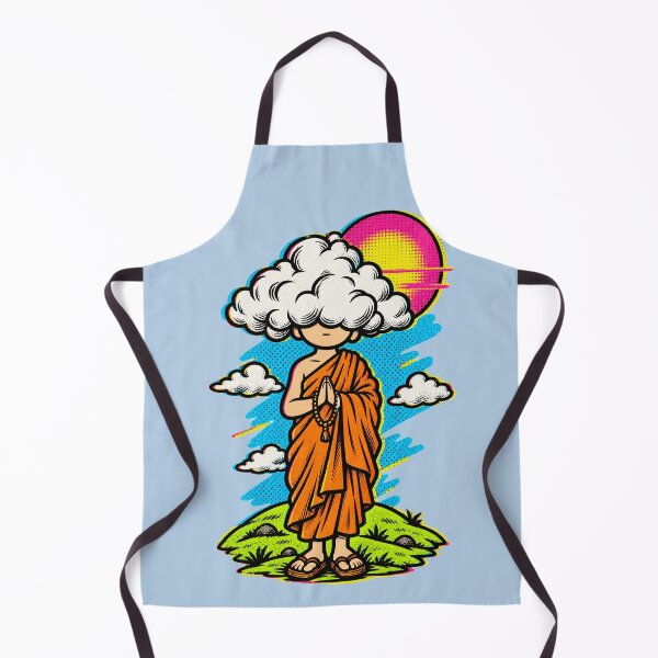 Item preview, Zen Cloud Monk designed and sold by KungPowUnicorn.