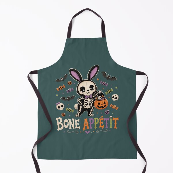 Item preview, Bone Appétit Cute Skeleton Bunny Halloween T-Shirt - Funny Spooky Candy Trick or Treat Pun Tee designed and sold by FestivityFinds.