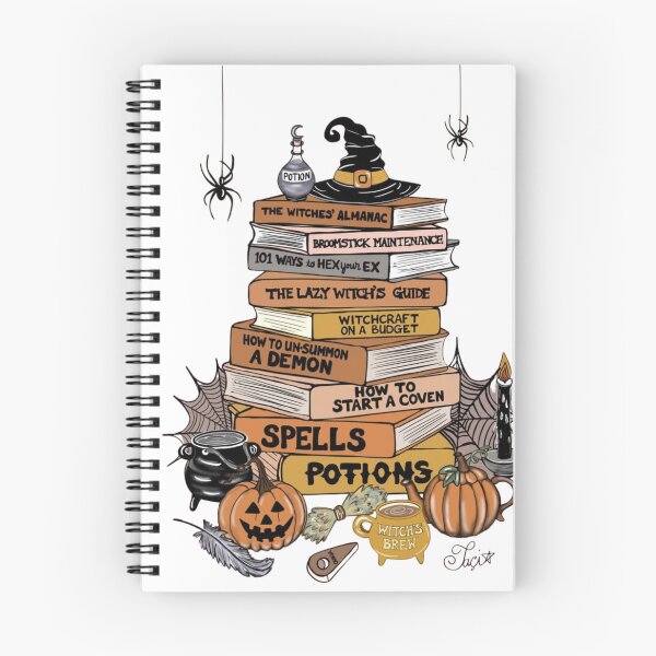 Item preview, Witch Book Stack Illustration | Whimsical Halloween Art | Cozy Witchy Decor designed and sold by Taçiana  Estrela.