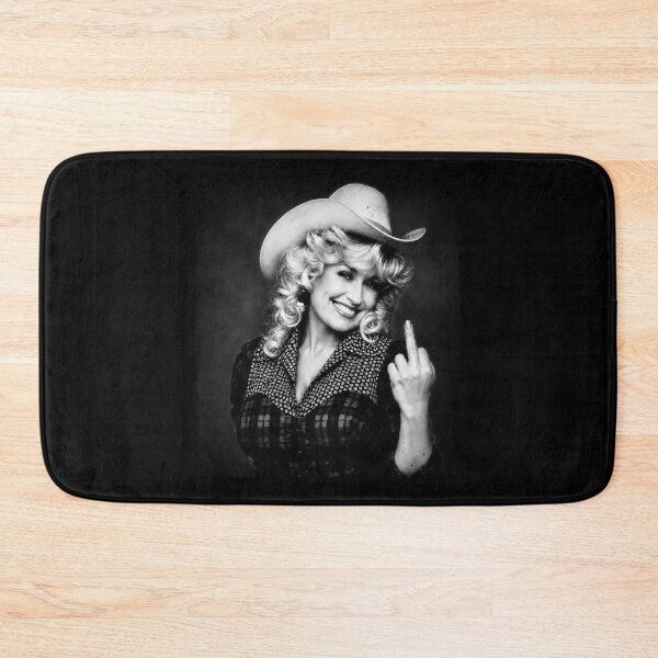Item preview, Dolly Parton Middle Finger Funny Vintage Portrait designed and sold by yashuna.