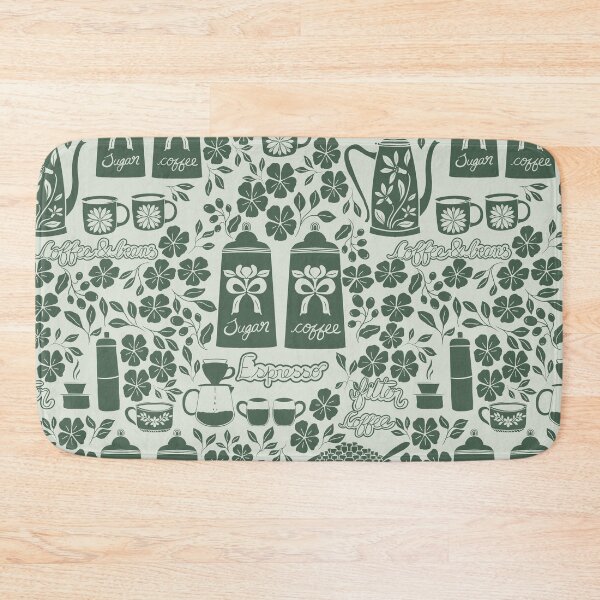 Item preview, Coffee cups , coffee pots, espresso, coffee beans - Vintage Coffee Shop designed and sold by DColourMuse.