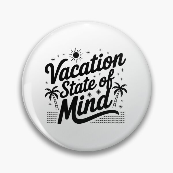 Item preview, Vacation State Of Mind Retro Tropical Beach Typography designed and sold by nova-bloom.