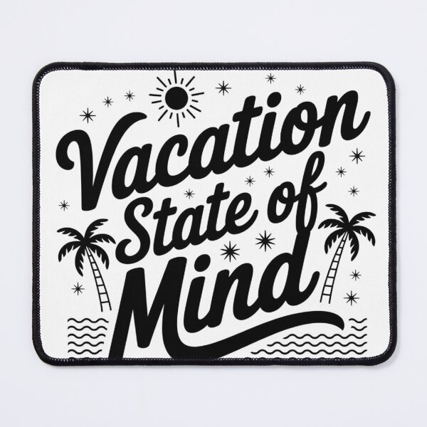 Item preview, Vacation State Of Mind Retro Tropical Beach Typography designed and sold by nova-bloom.