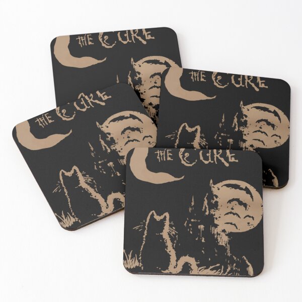 Item preview, The Cure Cat Moon 90S Alt Indie Rock Band For Men For Women Cat designed and sold by NeriSplatt.