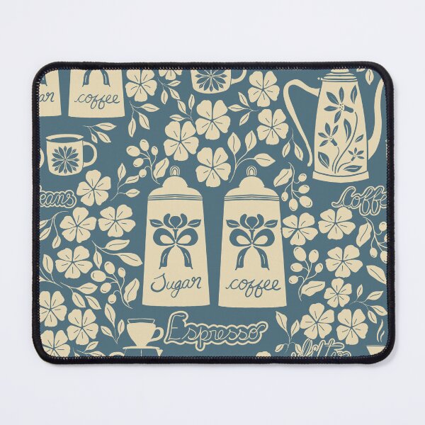 Item preview, Coffee cups , coffee pots, espresso, coffee beans - Vintage Coffee Shop designed and sold by DColourMuse.