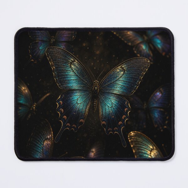 Item preview, aqua butterflies designed and sold by Artnovalty.redbubble.com.