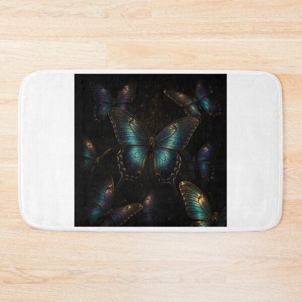 Item preview, aqua butterflies designed and sold by Artnovalty.redbubble.com.