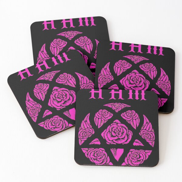 Item preview, HIMS Band Pentagram Rose Gothic Rock designed and sold by NoanVasseur.