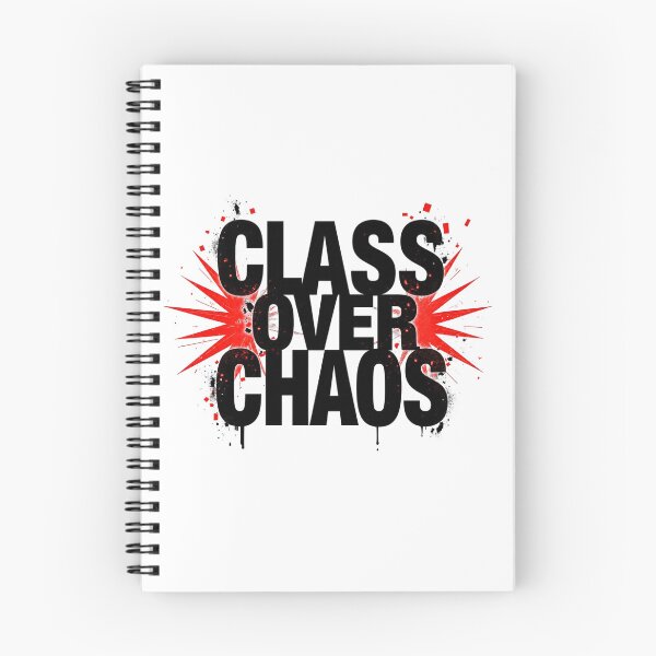 Item preview, Class Over Chaos Bold Grunge Typography designed and sold by Aarvya Fashion Club ( A.F.C ).