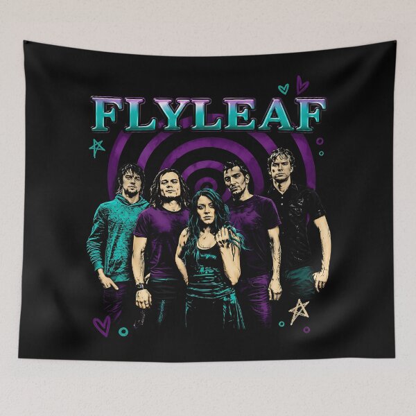 Item preview, Flyleaf Lacey Sturm Purple Comic Graphic Illustration designed and sold by yashuna.