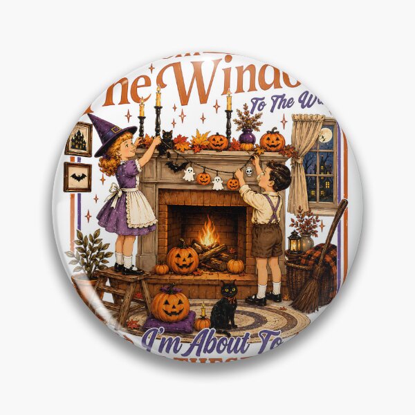 Item preview, Halloween From The Windows To The Walls I'm About To Haunt These Halls Vintage Parody designed and sold by yashuna.