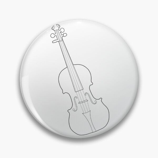 Item preview, Violin Outline designed and sold by thatmusiclife.