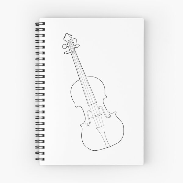 Item preview, Violin Outline designed and sold by thatmusiclife.