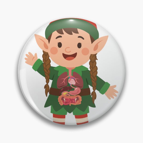 Item preview, Anatomical Elf - Girl  designed and sold by MerryMedGingerbread.