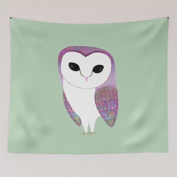Item preview, Japanese-taste Barn Owl designed and sold by TamaAnimalArt.