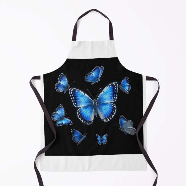 Artikelvorschau, Blaue Schmetterlinge entworfen und verkauft von Artnovalty.redbubble.com.