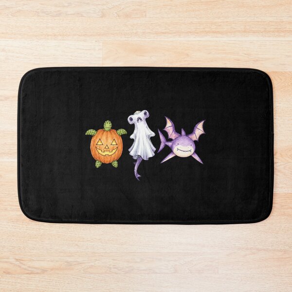 Item preview, Halloween Sea Creatures Pumpkin Turtle Ghost Hammerhead Bat Shark designed and sold by yashuna.