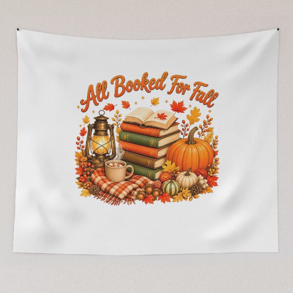 Item preview, All Booked for Fall Books Coffee Cozy Autumn designed and sold by wansilastomi.
