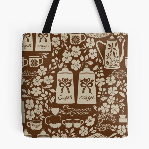 Item preview, Coffee cups , coffee pots, espresso, coffee beans - Vintage Coffee Shop designed and sold by DColourMuse.