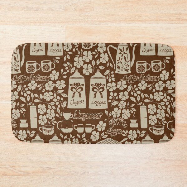Item preview, Coffee cups , coffee pots, espresso, coffee beans - Vintage Coffee Shop designed and sold by DColourMuse.