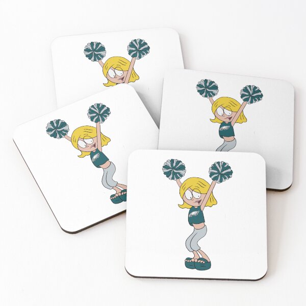Item preview, Philadelphia Eagles Cartoon Cheerleader Light Skin designed and sold by han-elliott.