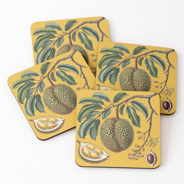 Item preview, Vintage Botanical Durian Study – King of Fruits Illustration Art designed and sold by Wennebabs.
