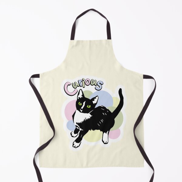 Item preview, Curious colorful cat doodle designed and sold by Konopikyu.