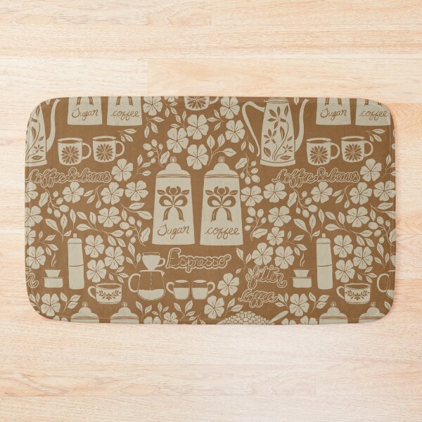 Item preview, Coffee cups , coffee pots, espresso, coffee beans - Vintage Coffee Shop designed and sold by DColourMuse.