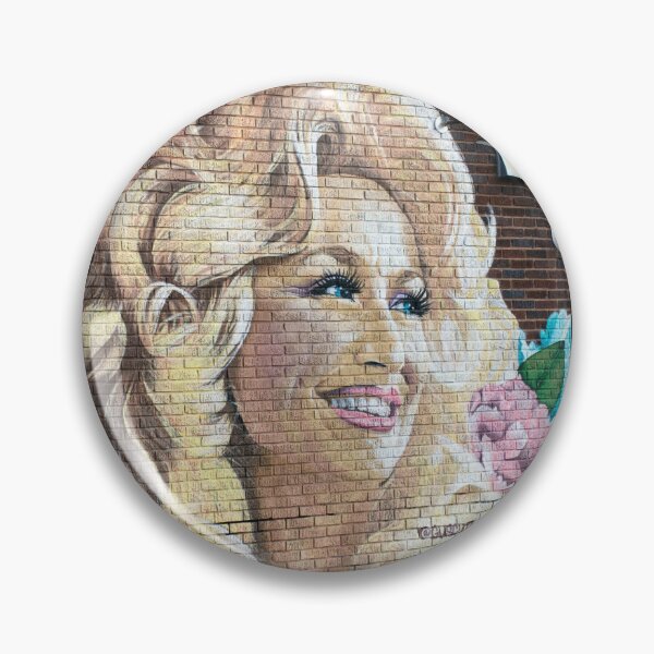 Item preview, Dolly Parton Streetside Floral Tribute Mural  designed and sold by AnimaliaStar.