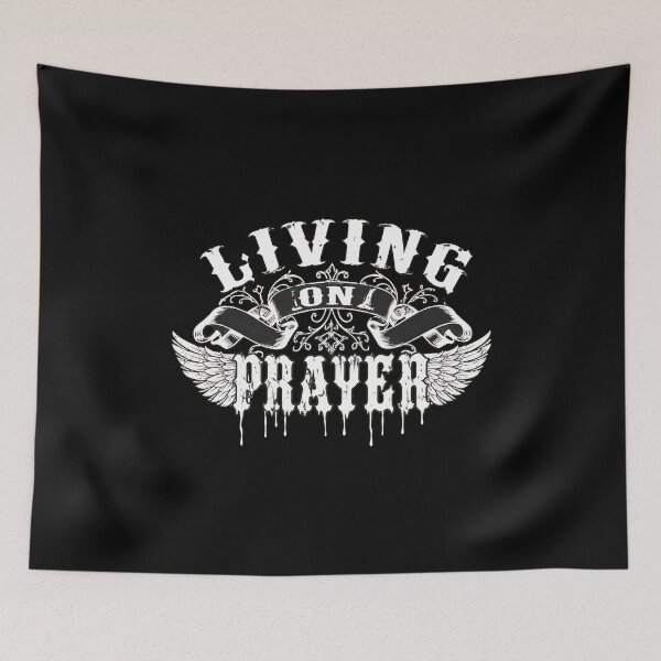 Item preview, LIVINGS ON A PRAYERS faith wings grunge style designed and sold by NoanVasseur.