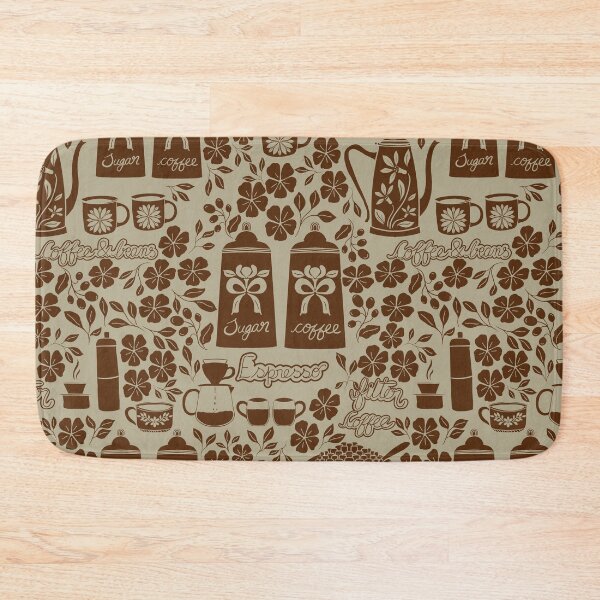 Item preview, Coffee cups , coffee pots, espresso, coffee beans - Vintage Coffee Shop designed and sold by DColourMuse.