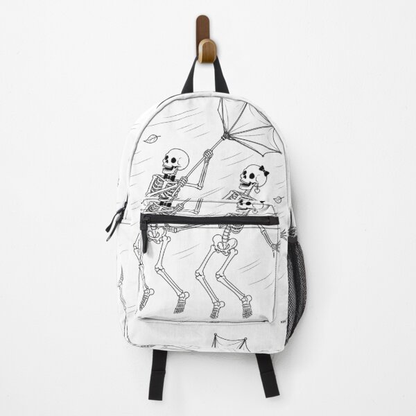 Item preview, Skeleton Couple Braving the Wind Together designed and sold by Qenlo.