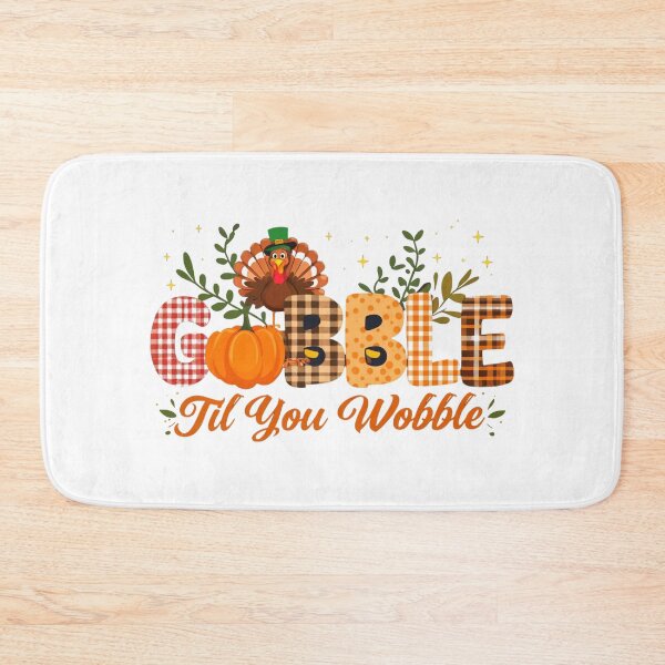 Item preview, Gobble 'Til You Wobble Thanksgiving Turkey T-Shirt – Funny Fall Harvest designed and sold by FestivityFinds.