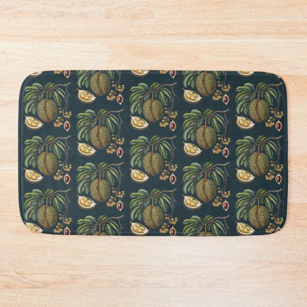 Item preview, Vintage Botanical Durian Study – Deep Teal King of Fruits Art designed and sold by Wennebabs.