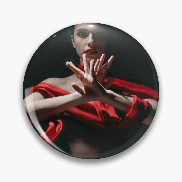 Item preview, Dramatic Red Fabric Contemporary Dance Portrait designed and sold by AldenMercAD.