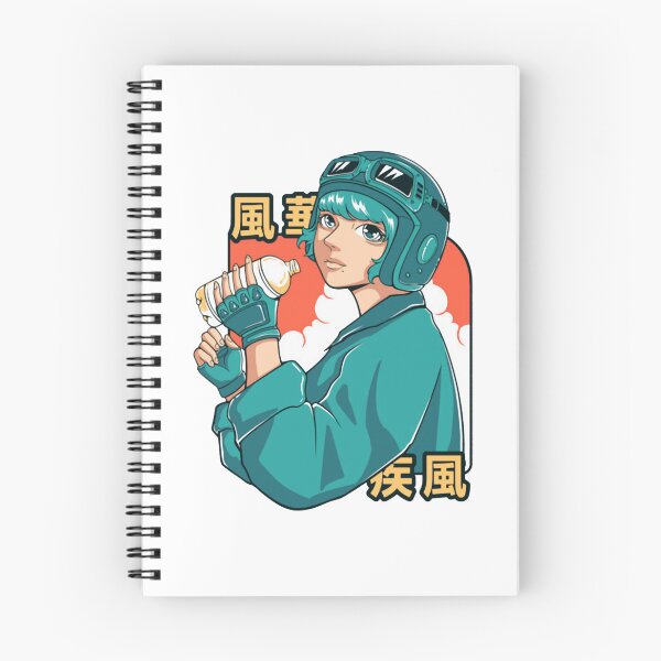 Item preview, Anime Girl Graffiti Artist Helmet Retro Vandal Graphic designed and sold by Hnsstudio51.