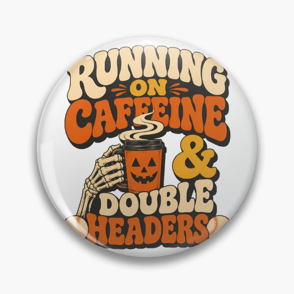 Item preview, Spooky Baseball Mom Coffee Caffeine Double Headers designed and sold by chattsuede.